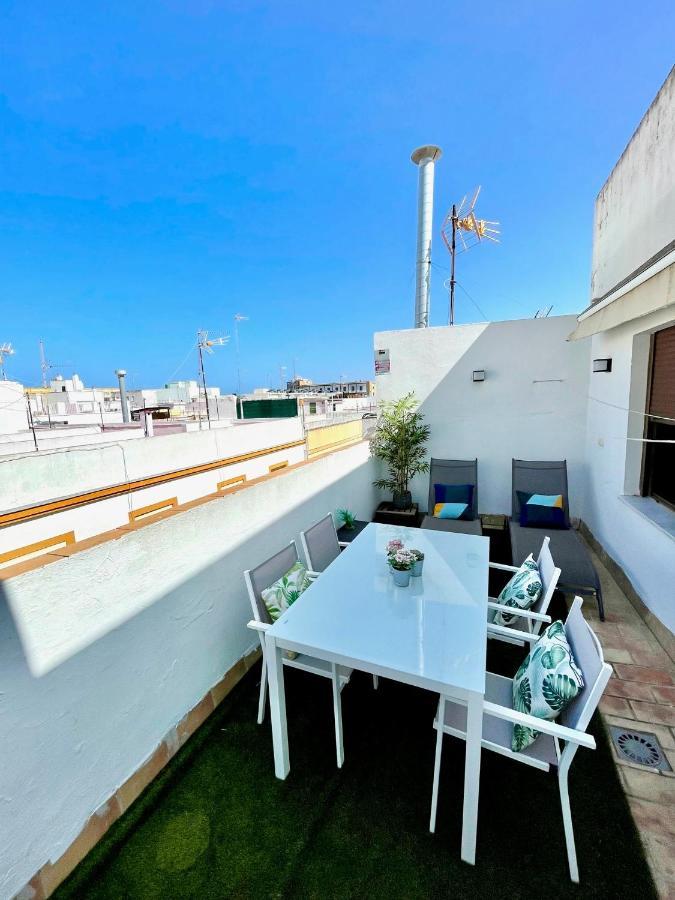 Gatu Premium Atico Caleta , Preferente Mayores De 25 Anos Y Familias Cadiz Luaran gambar